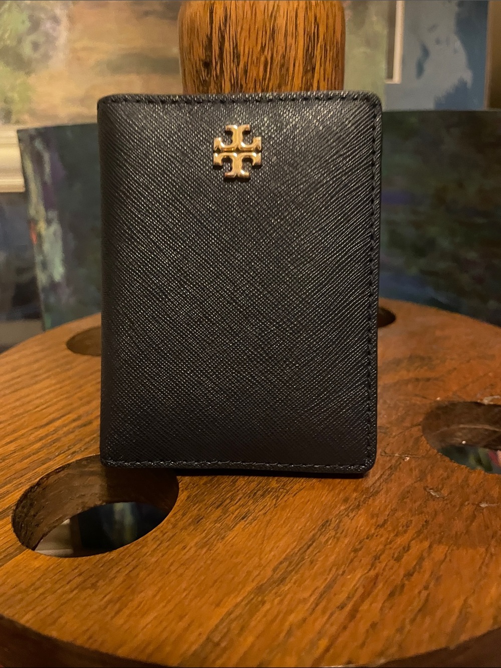 Tory Burch Black Mini Wallet